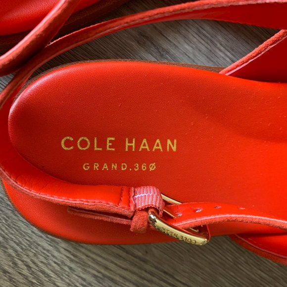 Cole Haan Grand 360 Sandals Coral Women's 11B - Picture 6 of 7